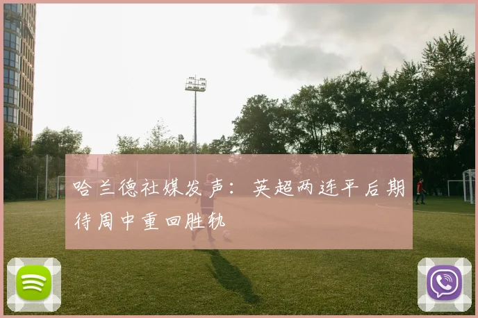 哈兰德社媒发声：英超两连平后期待周中重回胜轨